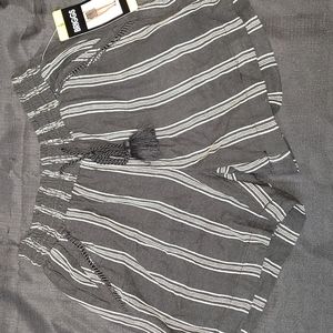 Briggs striped shorts - elastic waist